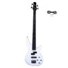 Exquisite Stylish IB Bass with Power Line and Wrench Tool White