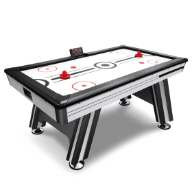 Air Hockey Table, 72" Indoor Hockey Table, LED Sports Hockey Game with 2 Pucks, 2 Pushers, and Electronic Score System