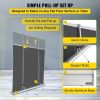 VEVOR Manual Pull Up Projector Screen 70inch 16:9 Projector Screen Free Standing 4K/8K
