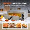 VEVOR Electric Countertop Pizza Oven 12-inch, 1500W Commercial Pizza Oven with Adjustable Temp, 0-60 Minutes Timer, 360Â° Uniform Baking Pizza Maker &