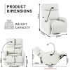 Rocking Recliner Chair,360 Degree Swivel Nursery Rocking Chair,Glider Chair,Modern Small Rocking Swivel Recliner Chair for Bedroom