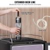 VEVOR Beer Kegerator, Single Tap Draft Beer Dispenser, Full Size Keg Refrigerator With Shelves, CO2 Cylinder, Drip Tray & Rail, 32Â°F- 75.2Â°F Tempera