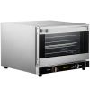 VEVOR Commercial Convection Oven, 47L/43Qt, Half-Size Conventional Oven Countertop, 1600W 4-Tier Toaster w/ Front Glass Door, Electric Baking Oven w/