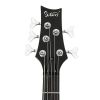 Glarry GIB Electric 5 String Bass Guitar Full Size Bag Strap Pick Connector Wrench Tool Burlywood