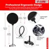 5 CORE XLR Microphone Condenser Mic w/Microphone ARM for Computer Gaming, Podcast, Tripod Stand Kit for Streaming, Recording, Vocals, Voice