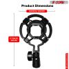 5 CORE XLR Microphone Condenser Mic w/Microphone ARM for Computer Gaming, Podcast, Tripod Stand Kit for Streaming, Recording, Vocals, Voice