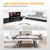 Air Hockey Table, 72" Indoor Hockey Table, LED Sports Hockey Game with 2 Pucks, 2 Pushers, and Electronic Score System