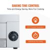 VEVOR Electric Countertop Pizza Oven 12-inch, 1500W Commercial Pizza Oven with 0-60 Minutes Timer, Stainless Steel Pizza Maker with Removable Crumb Tr