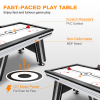 Air Hockey Table, 72" Indoor Hockey Table, LED Sports Hockey Game with 2 Pucks, 2 Pushers, and Electronic Score System