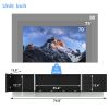 TV Console with Storage Cabinets, Remote Control, APP Control LED TV Stand, Full RGB Color Selection