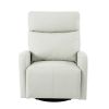 Rocking Recliner Chair,360 Degree Swivel Nursery Rocking Chair,Glider Chair,Modern Small Rocking Swivel Recliner Chair for Bedroom