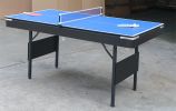 5.5 Ft Portable Billiard Table, 3-in-1 Foldable Billiard/Pool Table, Tennis Table, and Dining Table with Safety Anti Collapse Locks Legs for Adults