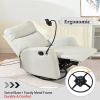 Rocking Recliner Chair,360 Degree Swivel Nursery Rocking Chair,Glider Chair,Modern Small Rocking Swivel Recliner Chair for Bedroom