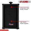 5 Core Audio System Combo 30W Amplifier 6.4' Wall Speakers 4 Piece 10W RMS Each Commercial Speaker System for Restaurant Office Cafe Bar - AMP 30W-UTX