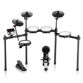 VEVOR Electric Drum Set Electronic Drum Kit 480 Sounds for Beginners & Adults (Default: Default)