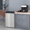 HOMCOM Upright Freezer, 3.0 Cubic Feet Compact Mini Freezer with Reversible Single Door and Adjustable Thermostat, Small freezer for Home, Dorm, Apart