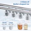 Portable Countertop Ice Maker with Self-Cleaning for Home/Office