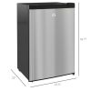 HOMCOM Upright Freezer, 3.0 Cubic Feet Compact Mini Freezer with Reversible Single Door and Adjustable Thermostat, Small freezer for Home, Dorm, Apart